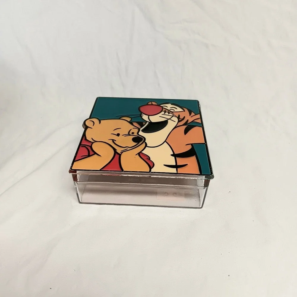 Vintage Disney Winnie The Pooh & Tigger Trinket Box Jewelry Keepsake Collectible